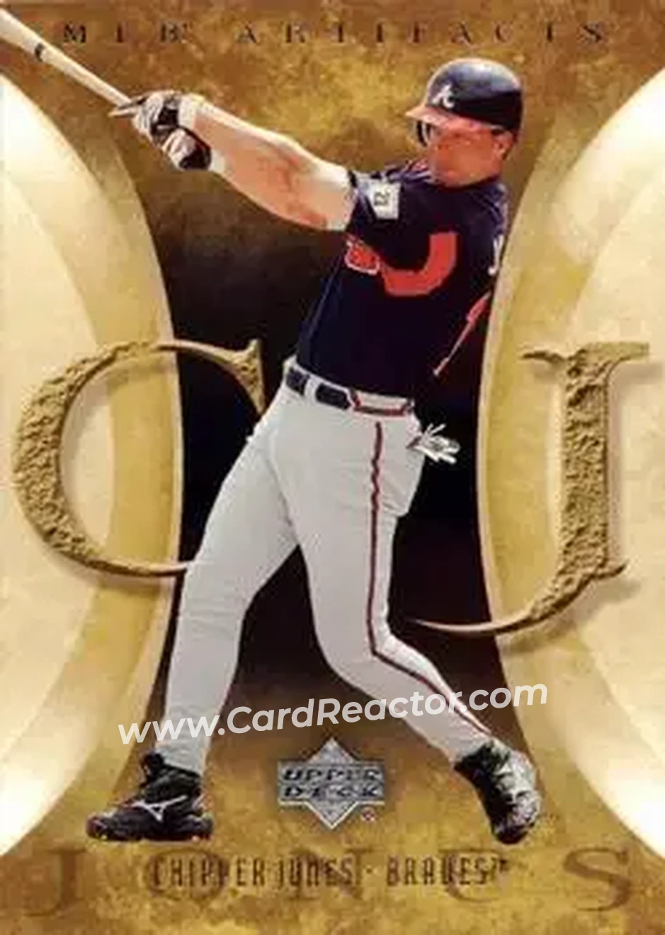 2005 Upper Deck Artifacts #24 - Chipper Jones - Atlanta Braves - Front 2005 Upper Deck Artifacts #24 - Chipper Jones - Atlanta Braves - Front