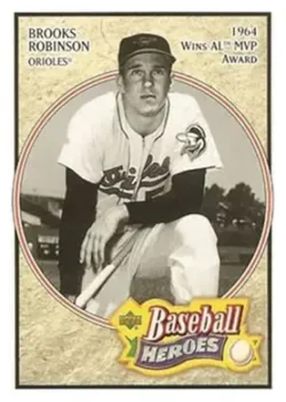 2005 Upper Deck Baseball Heroes #6 - Brooks Robinson - Baltimore Orioles