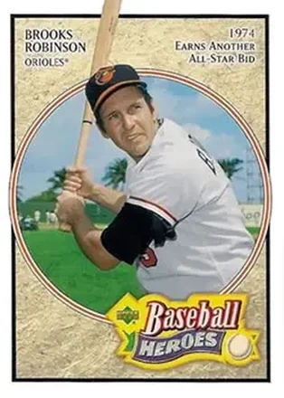 2005 Upper Deck Baseball Heroes #8 - Brooks Robinson - Baltimore Orioles