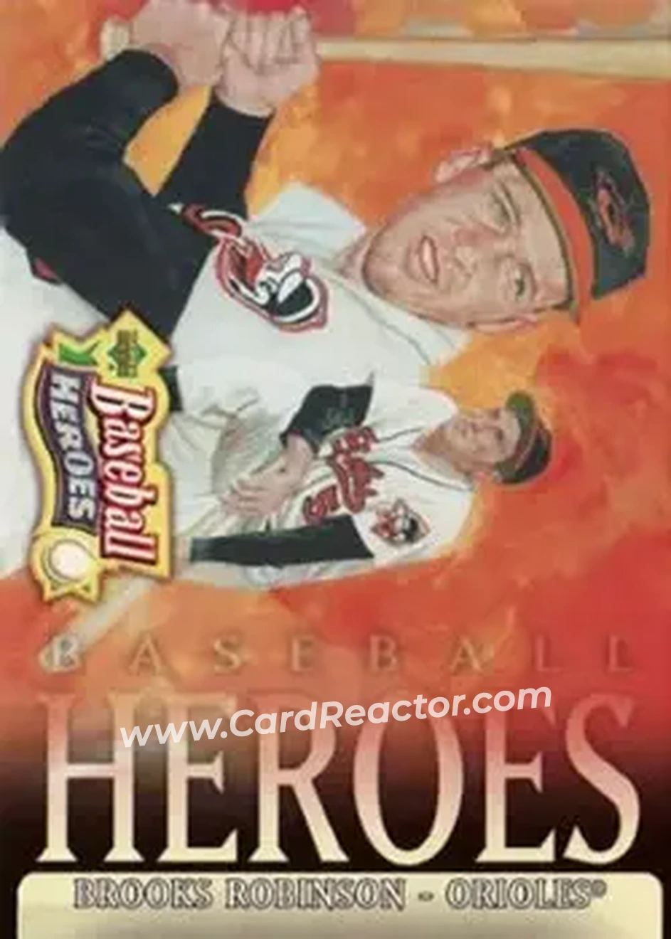2005 Upper Deck Baseball Heroes #10 - Brooks Robinson - Baltimore Orioles - Front