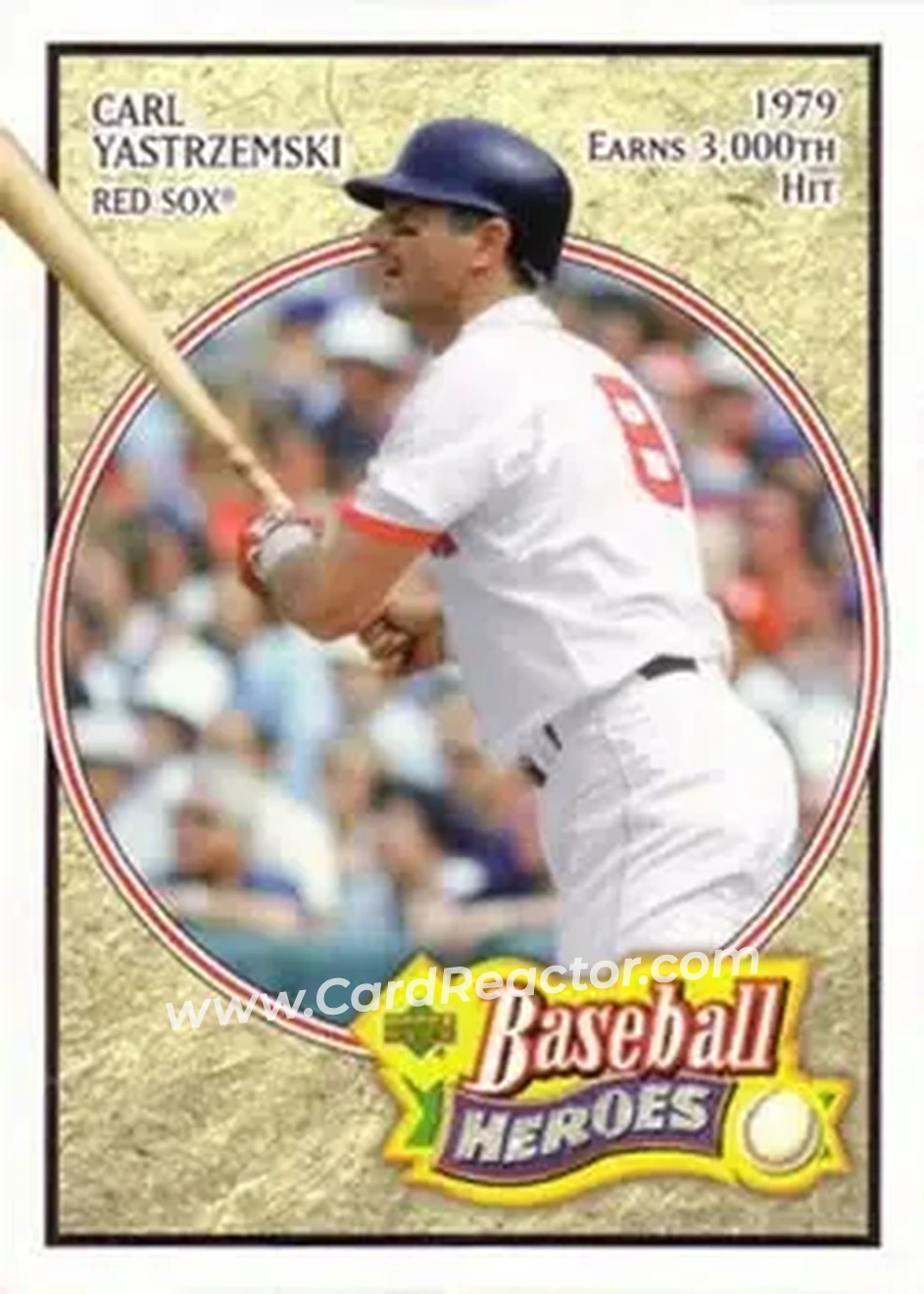 2005 Upper Deck Baseball Heroes #18 - Carl Yastrzemski - Boston Red Sox - Front