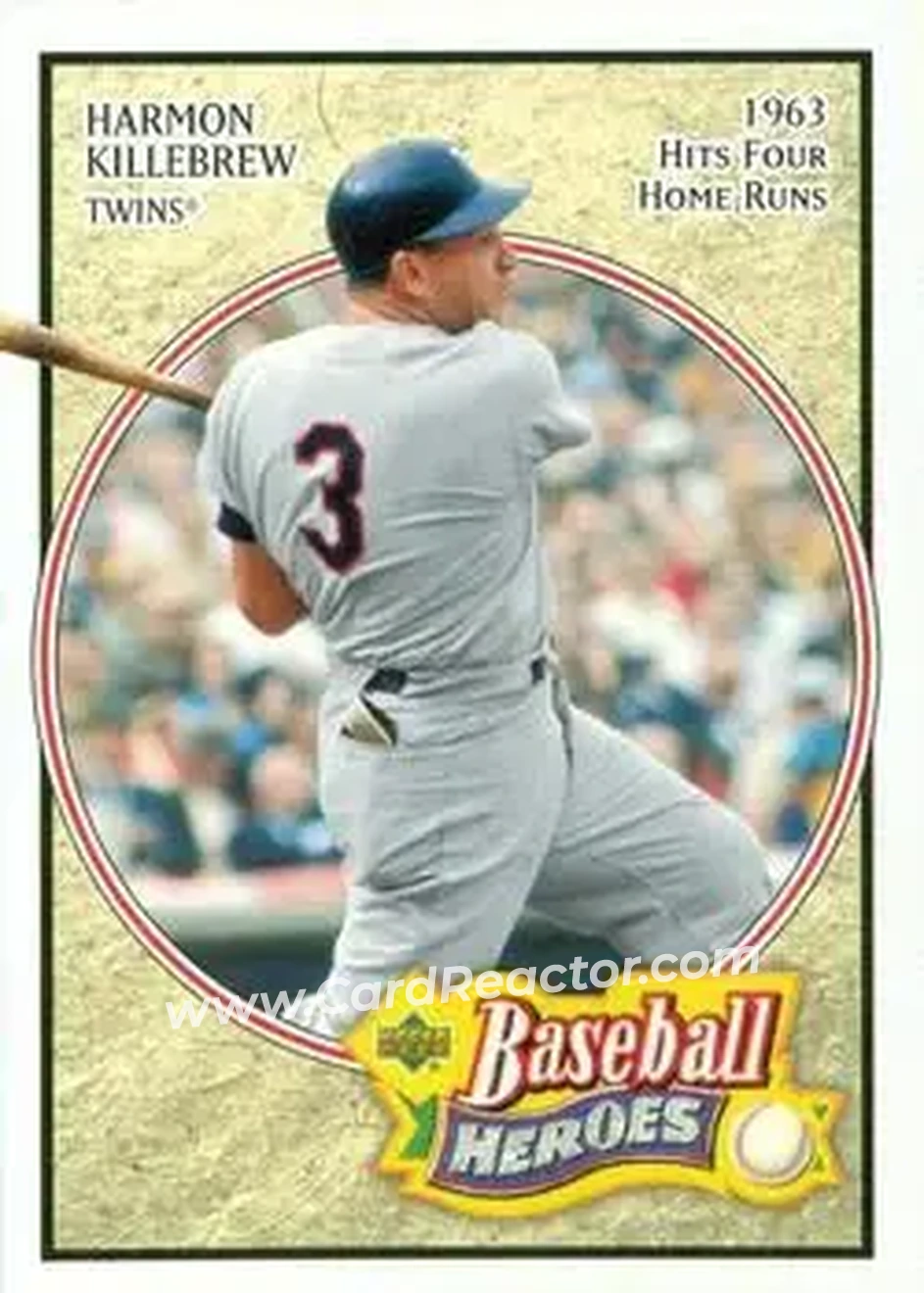 2005 Upper Deck Baseball Heroes #31 - Harmon Killebrew - Minnesota Twins - Front