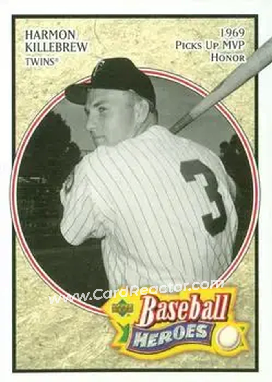 2005 Upper Deck Baseball Heroes #33 - Harmon Killebrew - Minnesota Twins - Front
