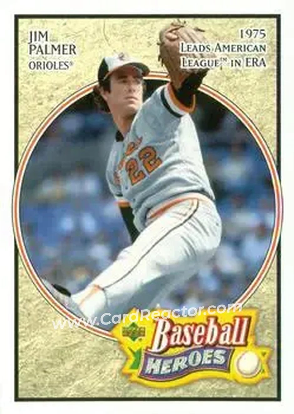 2005 Upper Deck Baseball Heroes #37 - Jim Palmer - Baltimore Orioles - Front