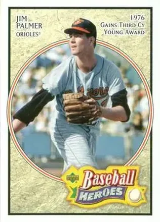 2005 Upper Deck Baseball Heroes #38 - Jim Palmer - Baltimore Orioles