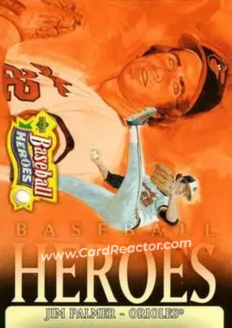 2005 Upper Deck Baseball Heroes #40 - Jim Palmer - Baltimore Orioles - Front