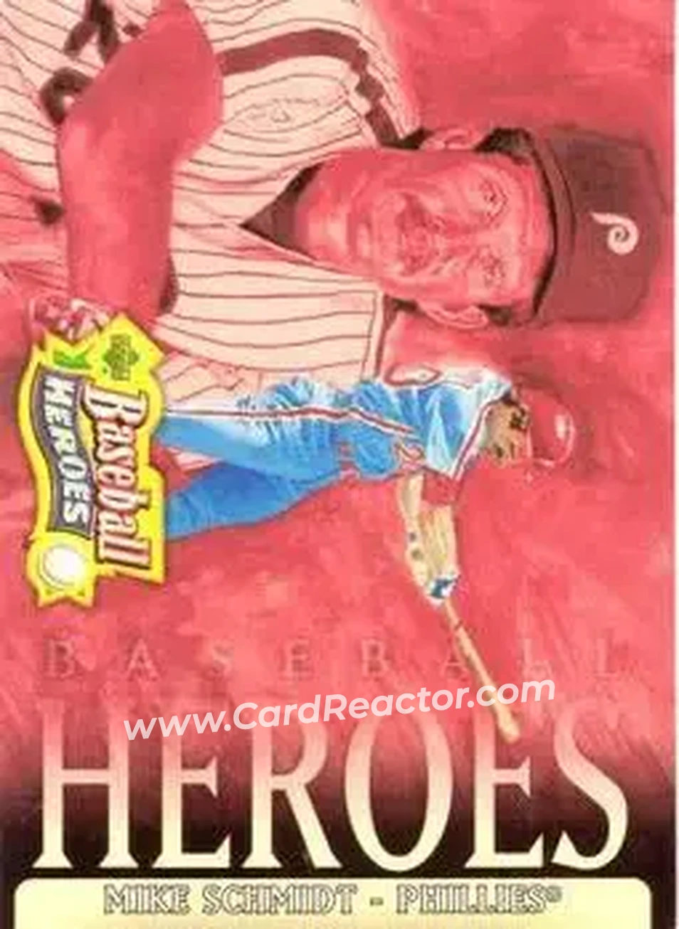 2005 Upper Deck Baseball Heroes #45 - Mike Schmidt - Philadelphia Phillies - Front