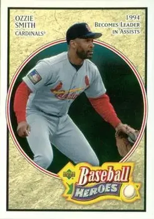 2005 Upper Deck Baseball Heroes #48 - Ozzie Smith - St. Louis Cardinals