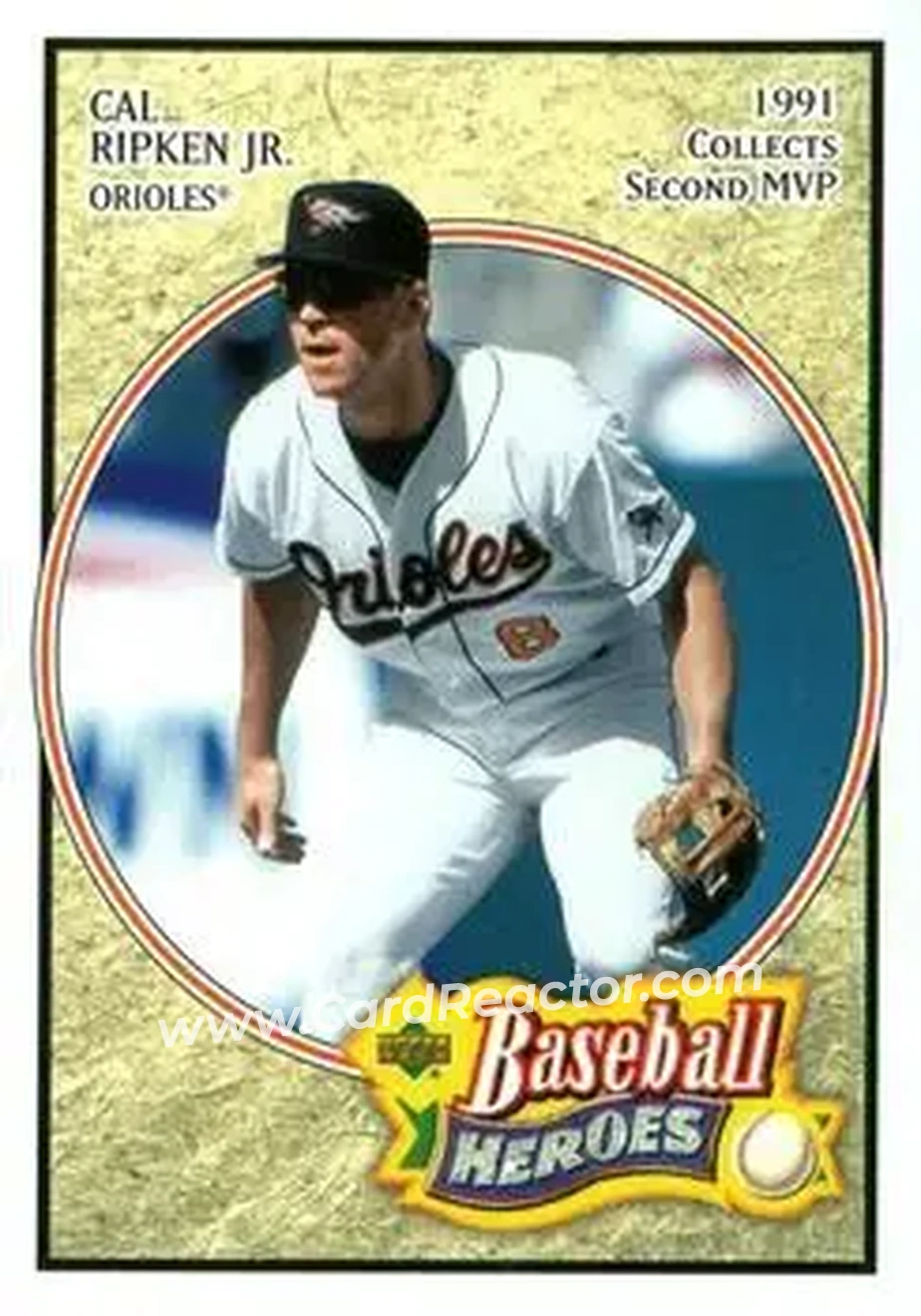 2005 Upper Deck Baseball Heroes #11 - Cal Ripken - Baltimore Orioles - Front