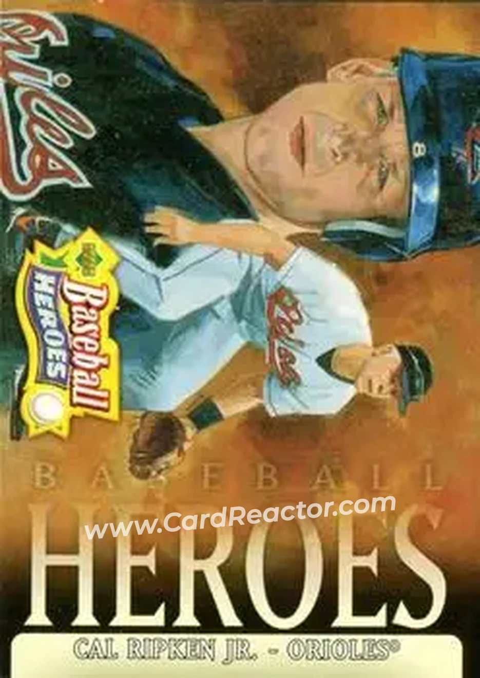 2005 Upper Deck Baseball Heroes #15 - Cal Ripken - Baltimore Orioles - Front