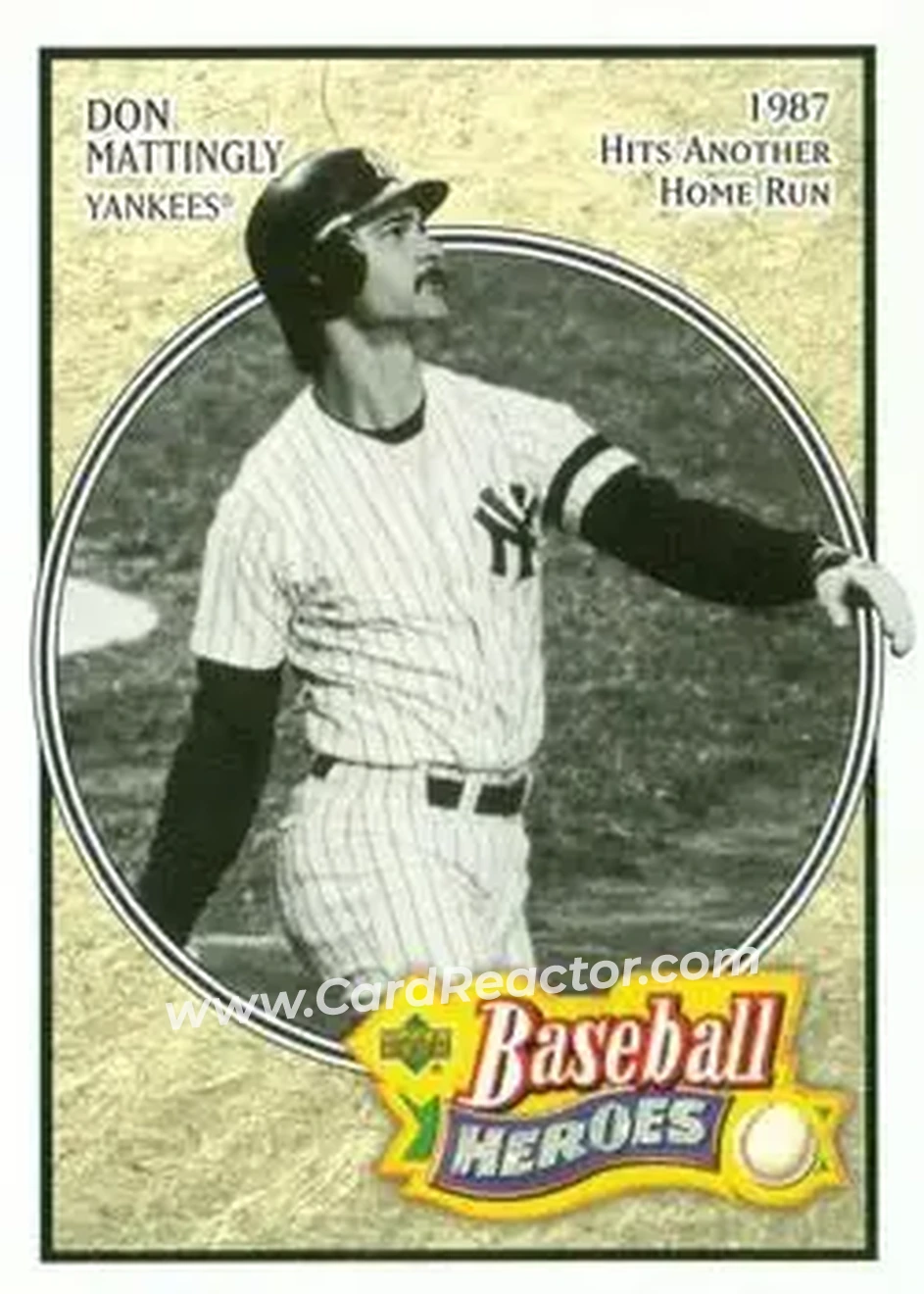 2005 Upper Deck Baseball Heroes #23 - Don Mattingly - New York Yankees - Front