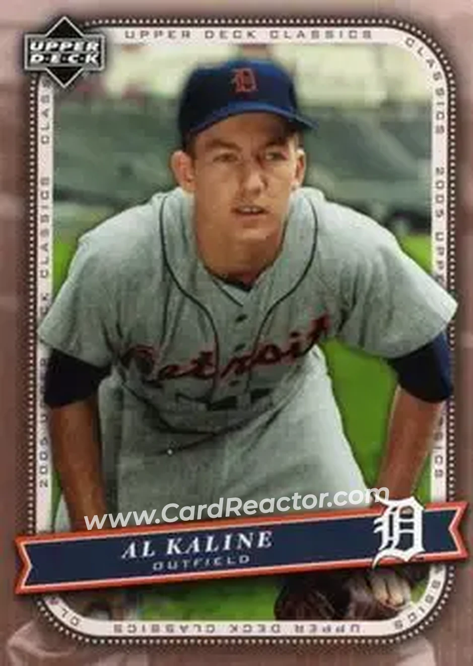 2005 Upper Deck Classics #1 - Al Kaline - Detroit Tigers - Front
