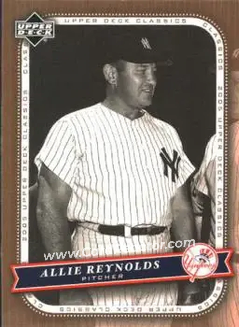 2005 Upper Deck Classics #3 - Allie Reynolds - New York Yankees - Front