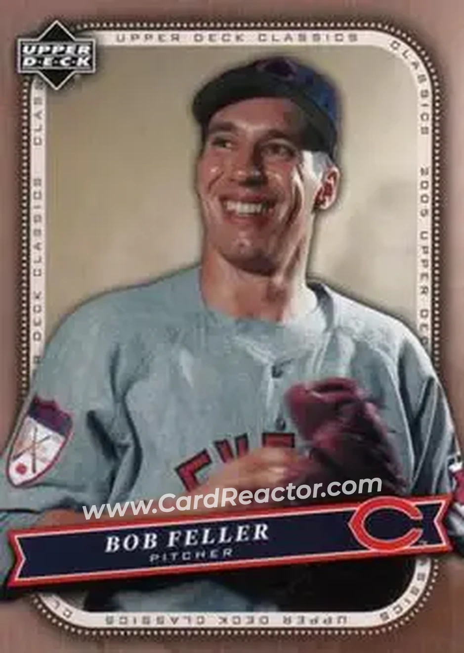 2005 Upper Deck Classics #9 - Bob Feller - Cleveland Indians - Front