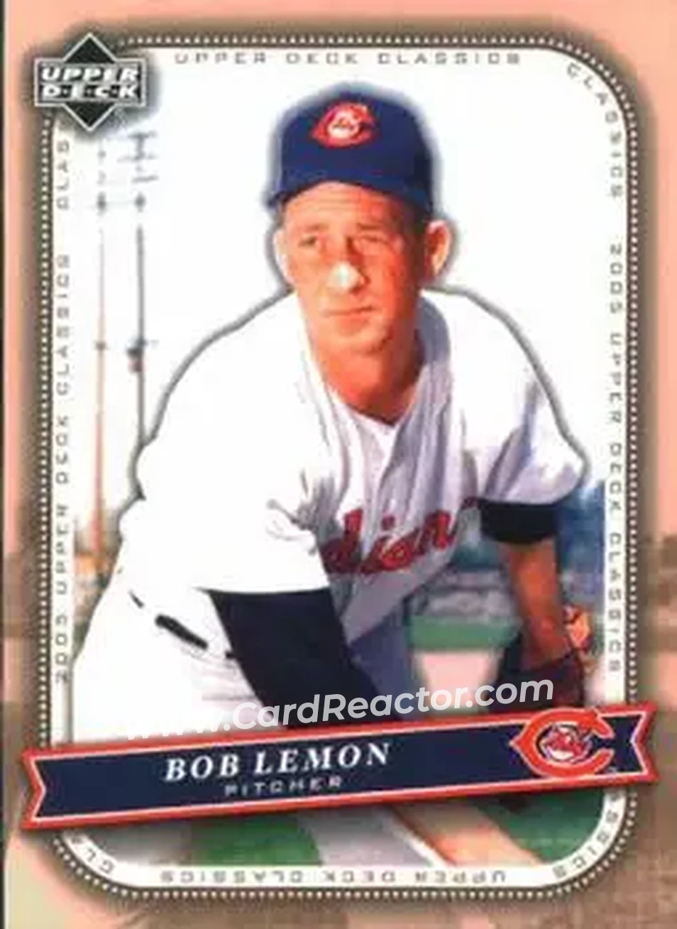 2005 Upper Deck Classics #11 - Bob Lemon - Cleveland Indians - Front