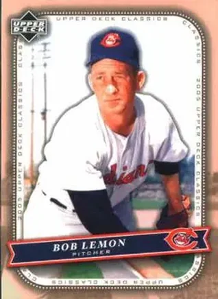 2005 Upper Deck Classics #11 - Bob Lemon - Cleveland Indians