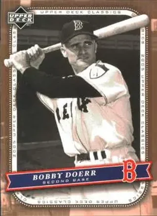 2005 Upper Deck Classics #12 - Bobby Doerr - Boston Red Sox