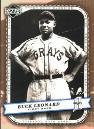 2005 Upper Deck Classics #16 - Buck Leonard - Homestead Grays