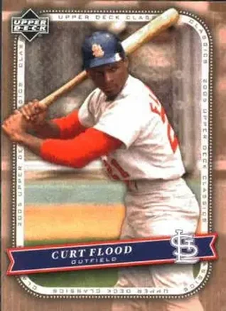 2005 Upper Deck Classics #22 - Curt Flood - St. Louis Cardinals
