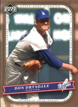 2005 Upper Deck Classics #26 - Don Drysdale - Los Angeles Dodgers