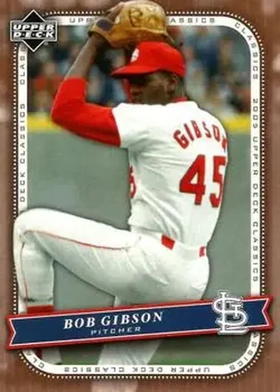 2005 Upper Deck Classics #10 - Bob Gibson - St. Louis Cardinals