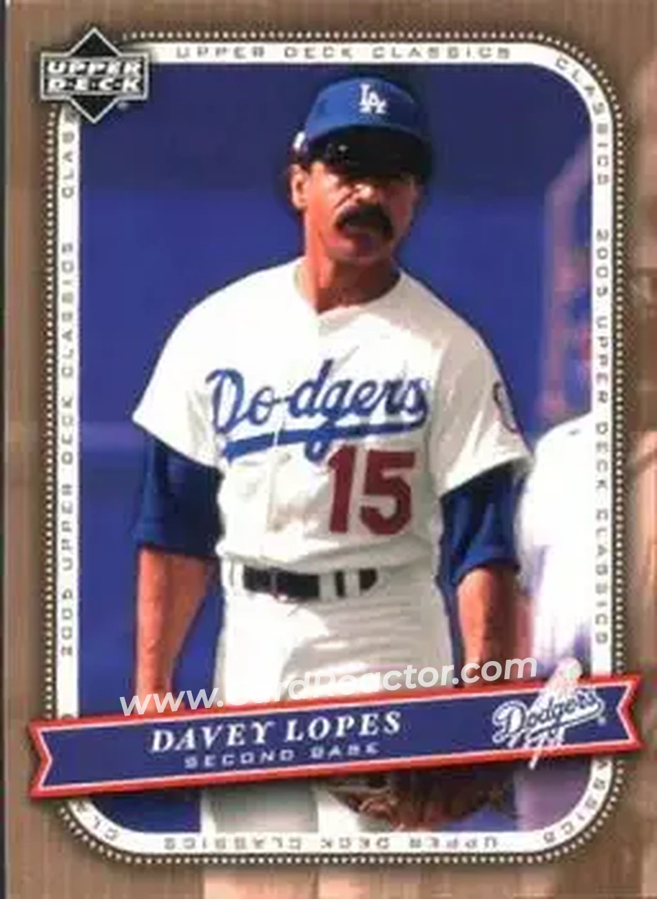 2005 Upper Deck Classics #25 - Dave Lopes - Los Angeles Dodgers - Front 2005 Upper Deck Classics #25 - Dave Lopes - Los Angeles Dodgers - Front