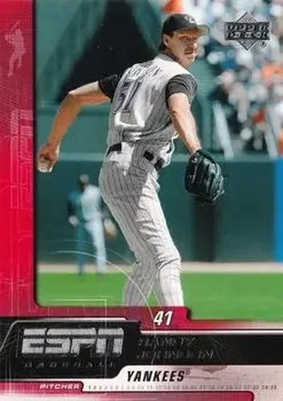 2005 Upper Deck ESPN #5 - Randy Johnson - New York Yankees