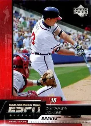 2005 Upper Deck ESPN #7 - Chipper Jones - Atlanta Braves