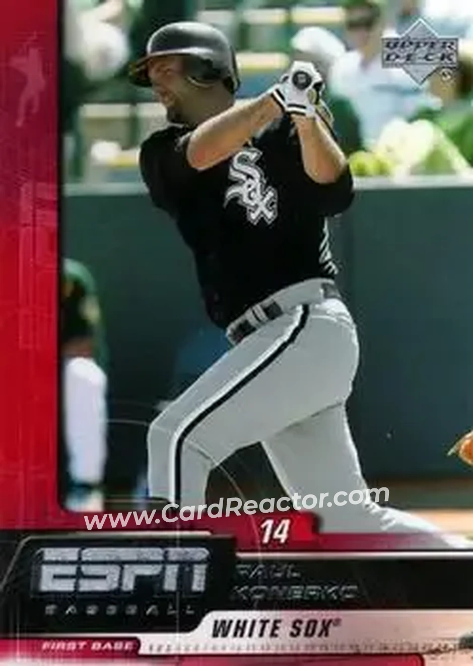 2005 Upper Deck ESPN #25 - Paul Konerko - Chicago White Sox - Front