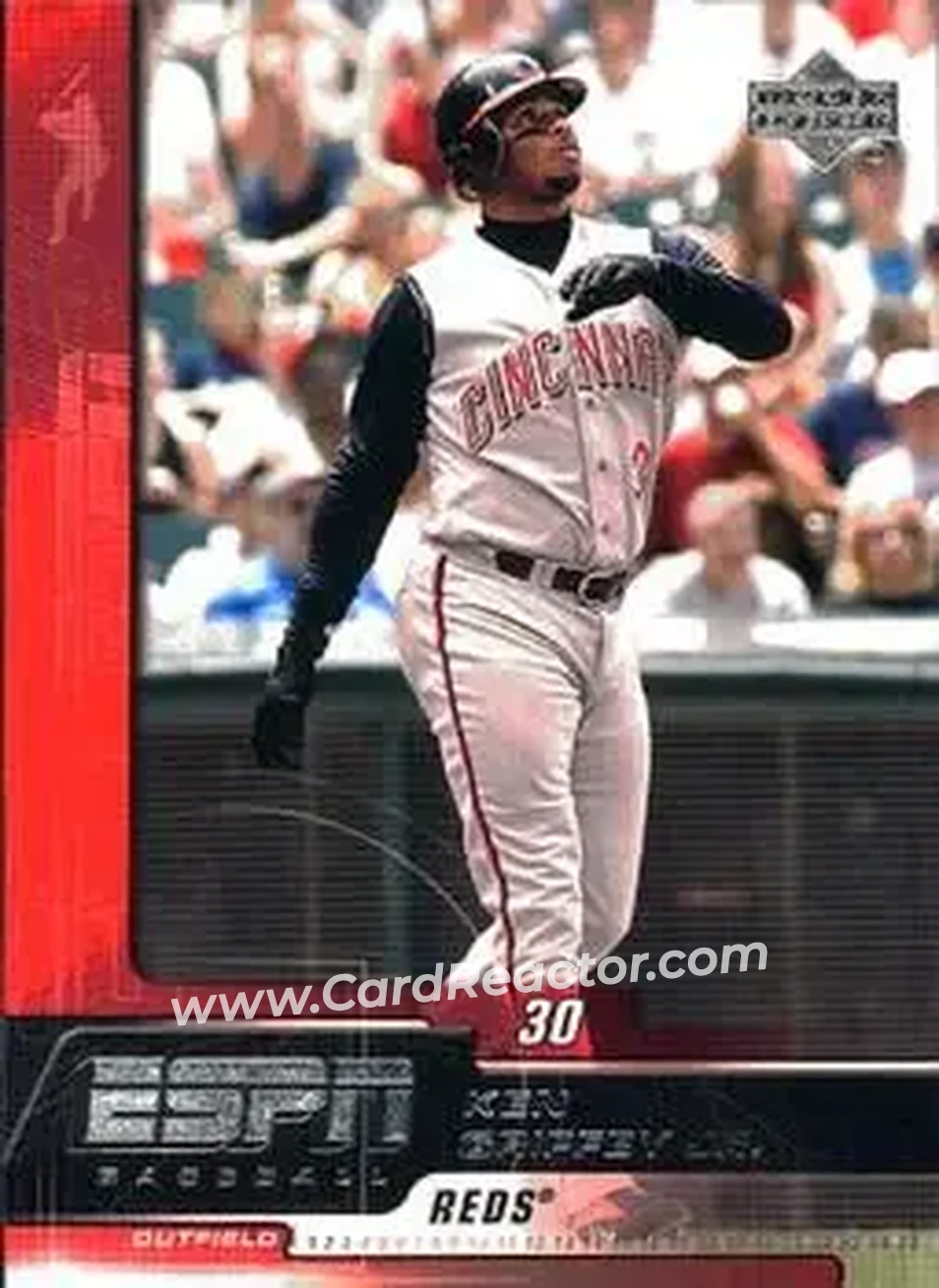 2005 Upper Deck ESPN #27 - Ken Griffey Jr. - Cincinnati Reds - Front