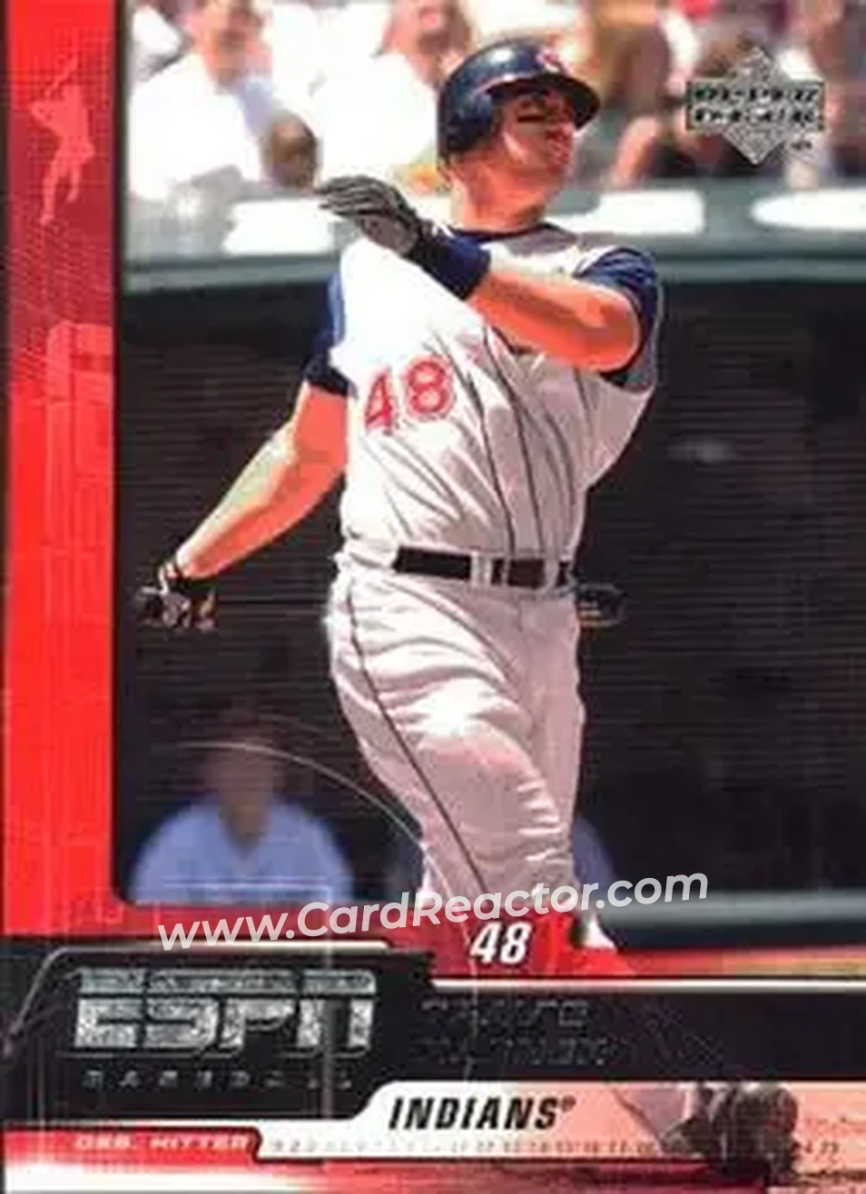 2005 Upper Deck ESPN #28 - Travis Hafner - Cleveland Indians - Front