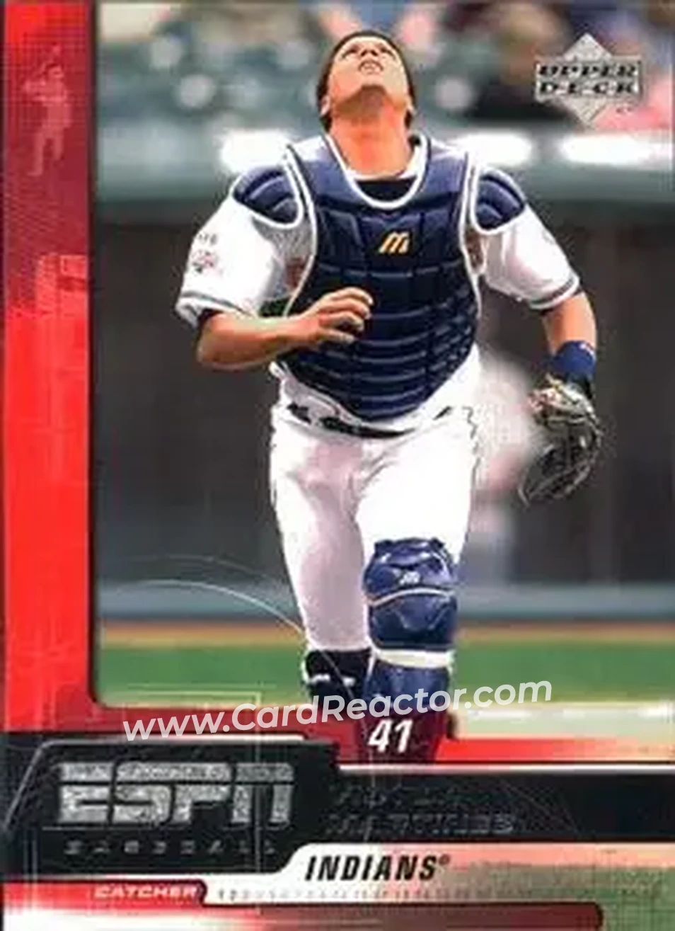 2005 Upper Deck ESPN #29 - Victor Martinez - Cleveland Indians - Front