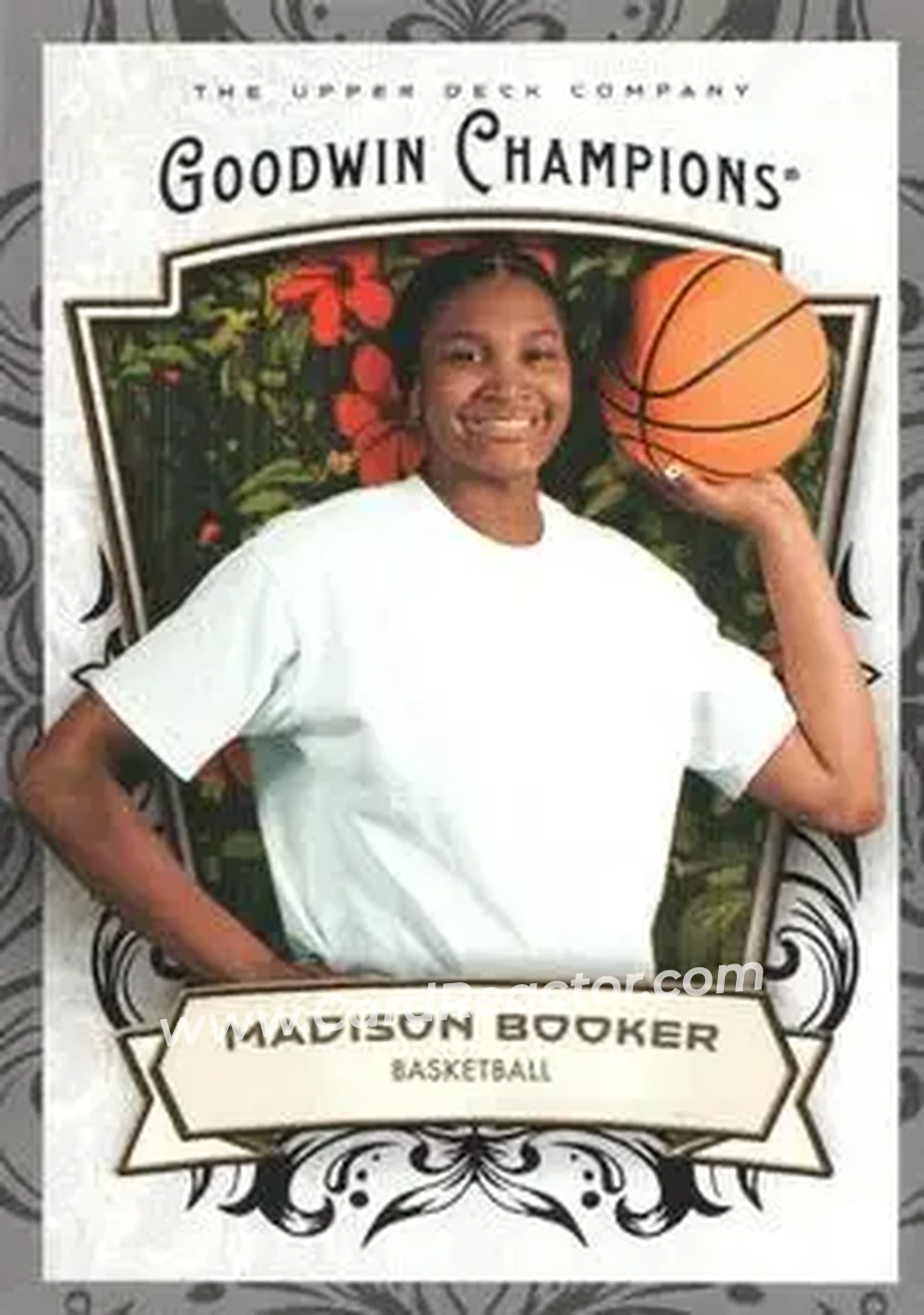 2026 Upper Deck Goodwin Champions - Glossy Black #8 - Madison Booker - Front