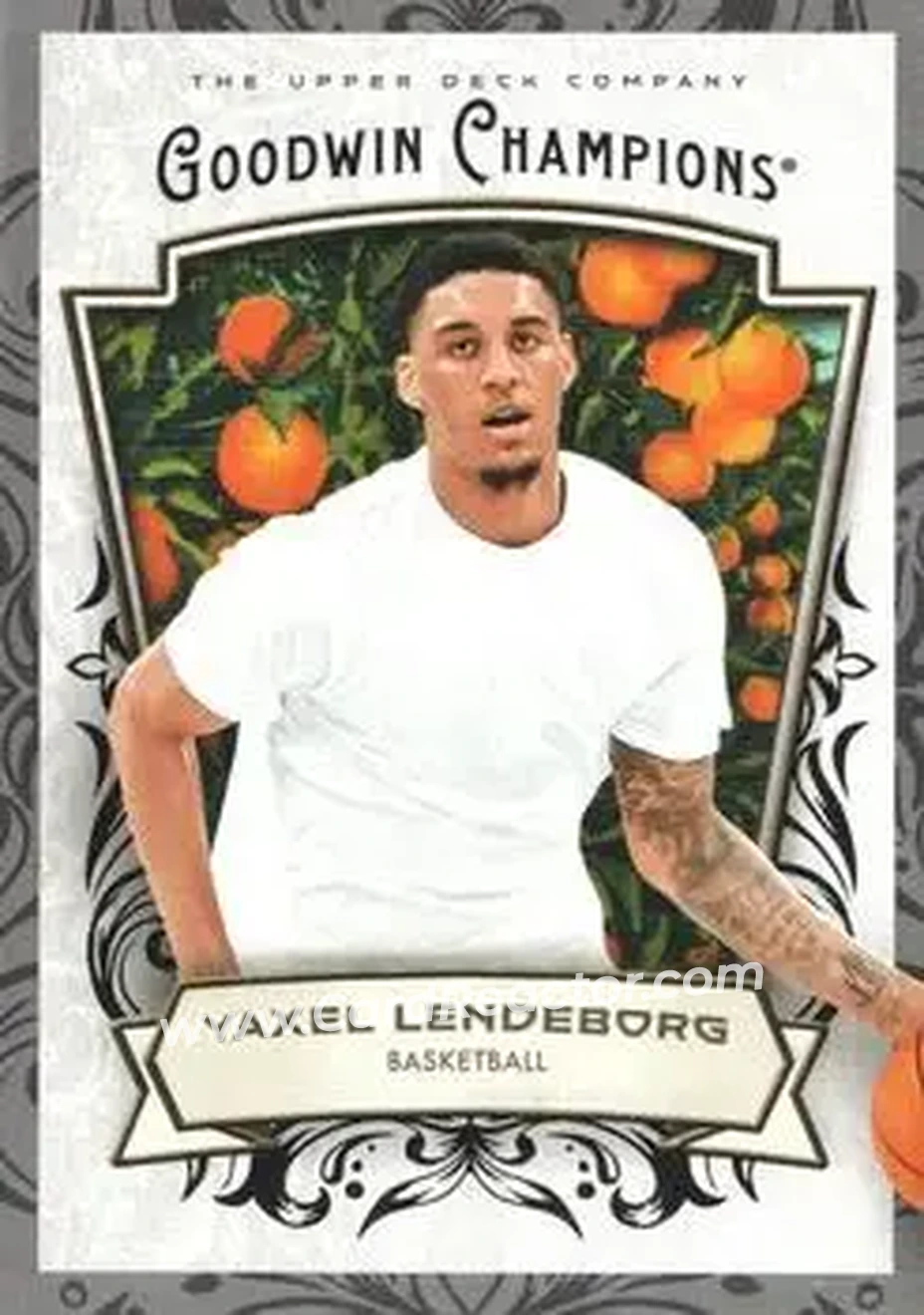 2026 Upper Deck Goodwin Champions - Glossy Black #9 - Yaxel Lendeborg - Front