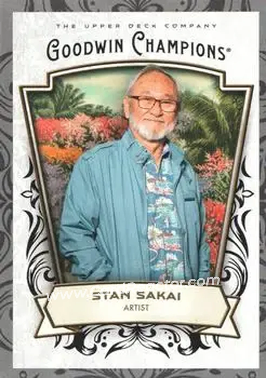 2026 Upper Deck Goodwin Champions - Glossy Black #13 - Stan Sakai - Front
