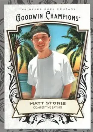 2026 Upper Deck Goodwin Champions #21 Glossy Black Matt Stonie