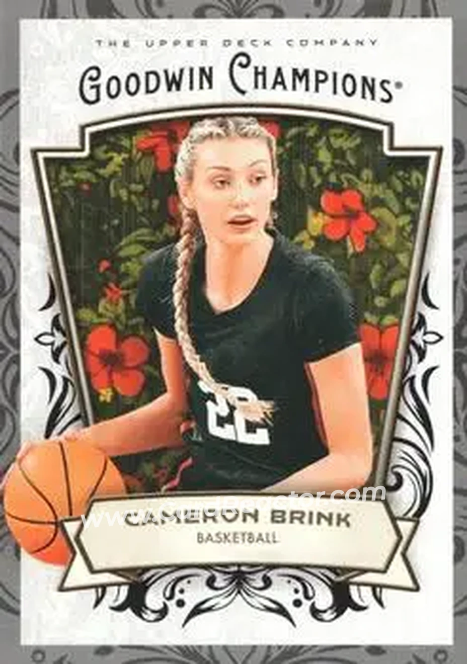 2026 Upper Deck Goodwin Champions - Glossy Black #22 - Cameron Brink - Front 2026 Upper Deck Goodwin Champions - Glossy Black #22 - Cameron Brink - Front