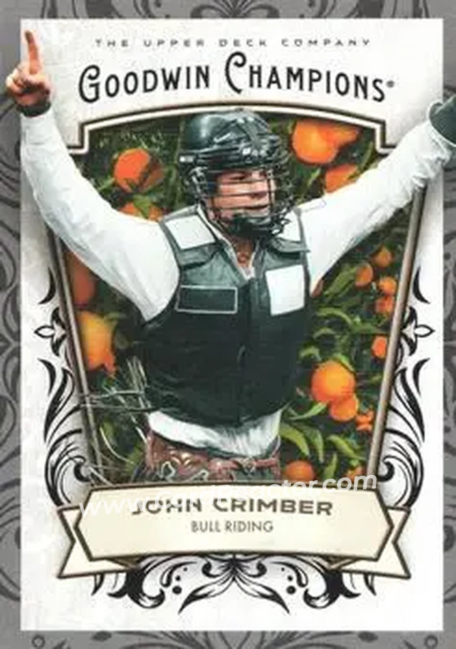 2026 Upper Deck Goodwin Champions - Glossy Black #29 - John Crimber - Front 2026 Upper Deck Goodwin Champions - Glossy Black #29 - John Crimber - Front