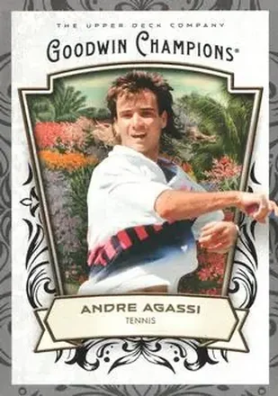 2026 Upper Deck Goodwin Champions - Glossy Black #32 - Andre Agassi