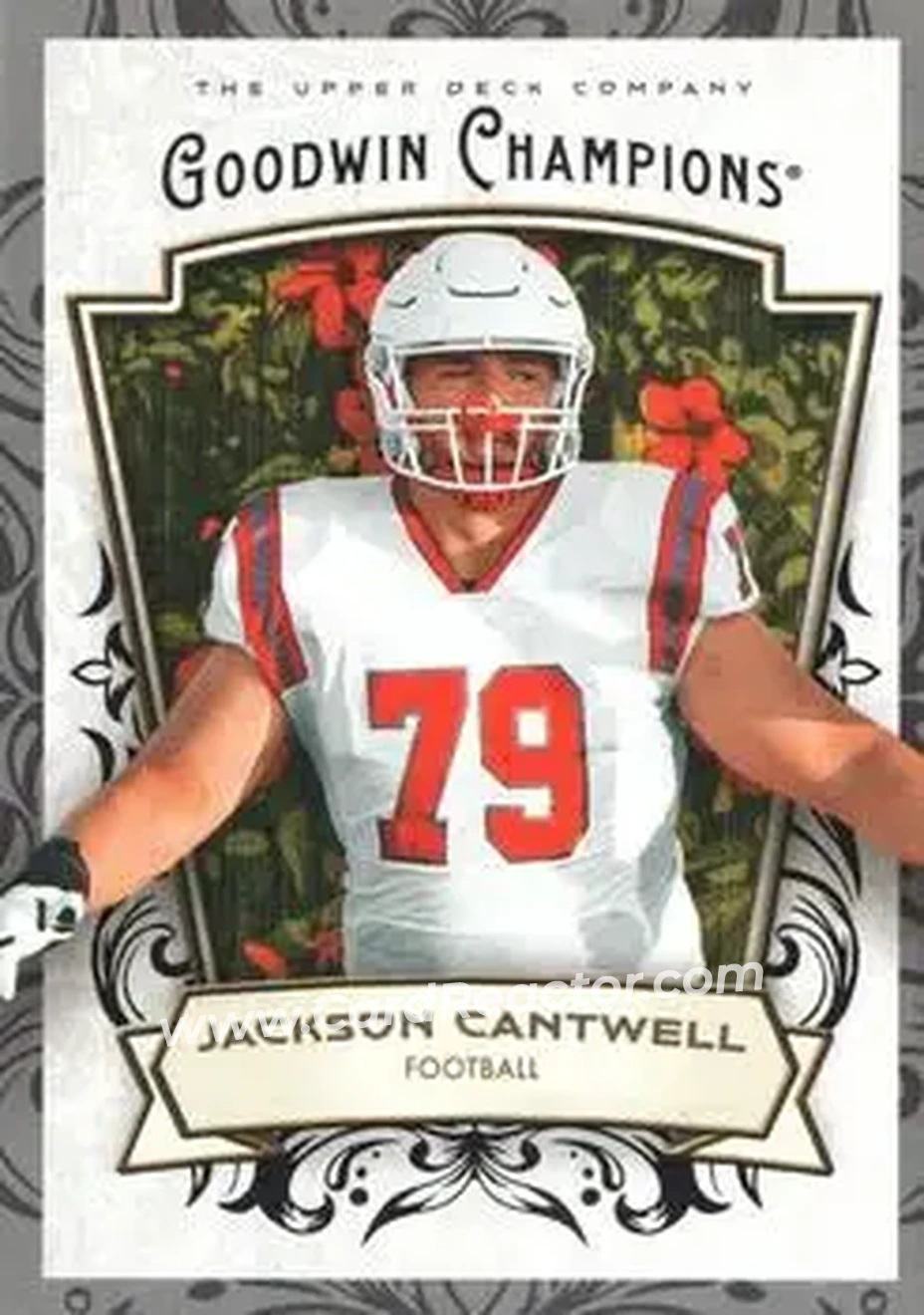 2026 Upper Deck Goodwin Champions - Glossy Black #37 - Jackson Cantwell - Front