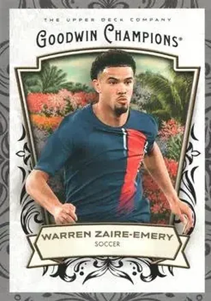 2026 Upper Deck Goodwin Champions - Glossy Black #38 - Warren Zaire-Emery