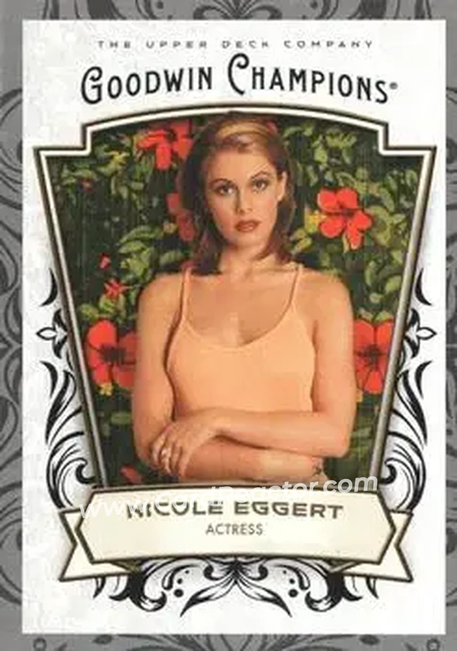 2026 Upper Deck Goodwin Champions - Glossy Black #39 - Nicole Eggert - Front