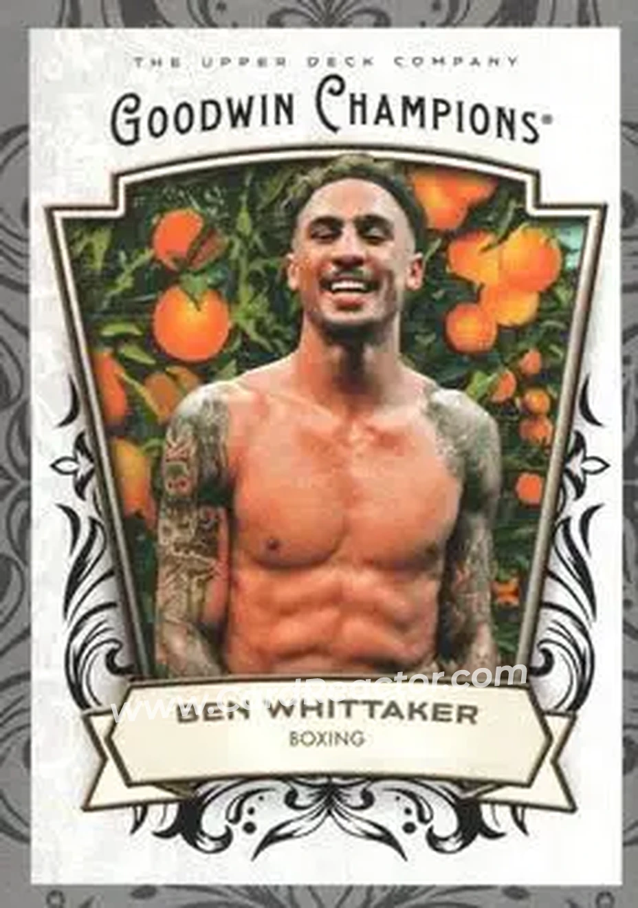 2026 Upper Deck Goodwin Champions - Glossy Black #50 - Ben Whittaker - Front