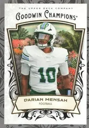 2026 Upper Deck Goodwin Champions - Glossy Black #60 - Darian Mensah