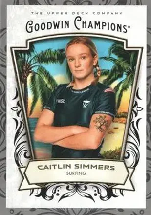 2026 Upper Deck Goodwin Champions - Glossy Black #75 - Caitlin Simmers
