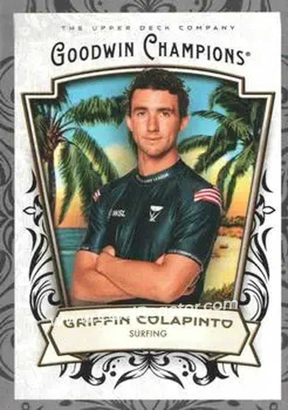 2026 Upper Deck Goodwin Champions - Glossy Black #76 - Griffin Colapinto - Front