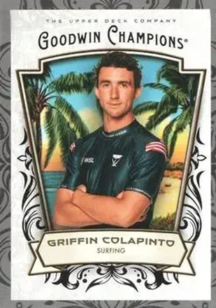 2026 Upper Deck Goodwin Champions - Glossy Black #76 - Griffin Colapinto