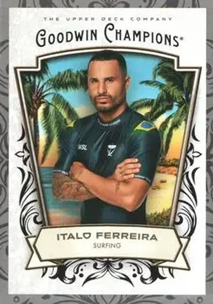 2026 Upper Deck Goodwin Champions - Glossy Black #80 - Italo Ferreira