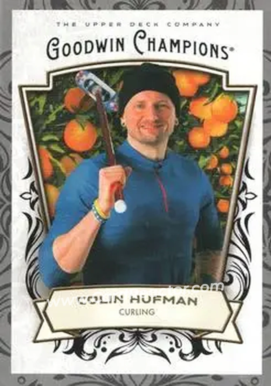 2026 Upper Deck Goodwin Champions - Glossy Black #82 - Colin Hufman - Front