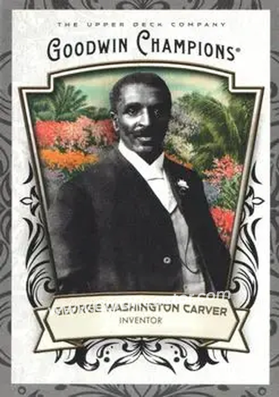 2026 Upper Deck Goodwin Champions - Glossy Black #87 - George Washington Carver - Front